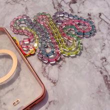 Load image into Gallery viewer, Multi color cross body Phone Charm