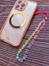 Load image into Gallery viewer, Colourful Phone Ipad Charm Strap Wristlet