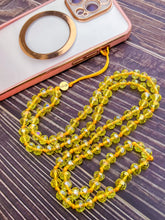 Load image into Gallery viewer, Citrine cross body Phone Charm