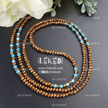 Load image into Gallery viewer, Bronze With Turquoise Ajoke