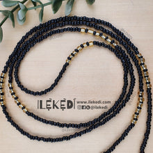 Load image into Gallery viewer, Black With Gold Rayo