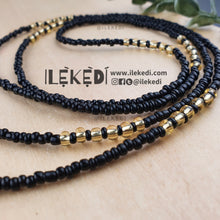 Load image into Gallery viewer, Black With Gold Rayo