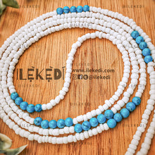 Load image into Gallery viewer, Rolake (White with Turquoise)