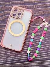 Load image into Gallery viewer, Colourful Phone Ipad Charm Strap Wristlet