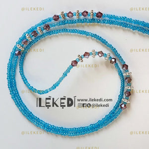Bili (Aqua Blue & Amethyst)