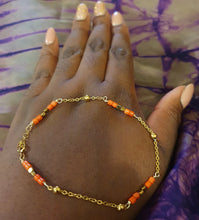 Load image into Gallery viewer, Gold Chain #5 Anklet With Mini Iyun