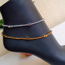 Load image into Gallery viewer, Gold Ajoke Mini Duo Anklet