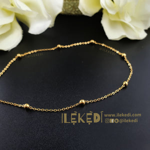 Gold Chain #5 Anklet