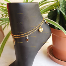 Load image into Gallery viewer, Sumbo: Double Chain Anklet with Pendants/Charms