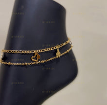 Load image into Gallery viewer, Sumbo: Double Chain Anklet with Pendants/Charms