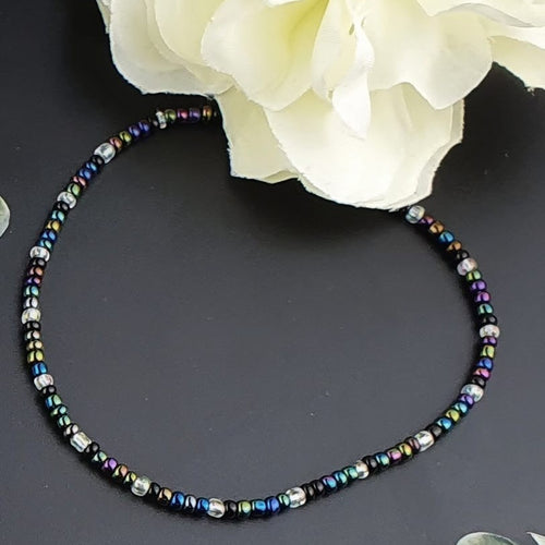Glass Seed Bead Anklet